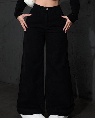 Plain black fashionova jeans