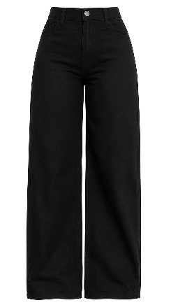 Plain black fashionova jeans